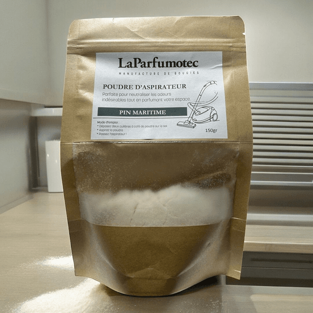 Poudre d&#039;aspirateur pin maritime 150gr